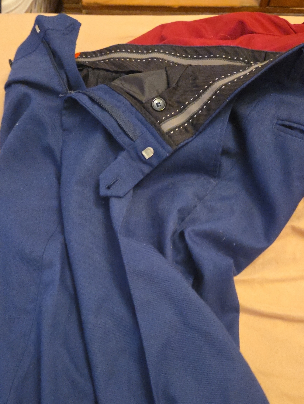 Men's Navy Blue Dress Pants